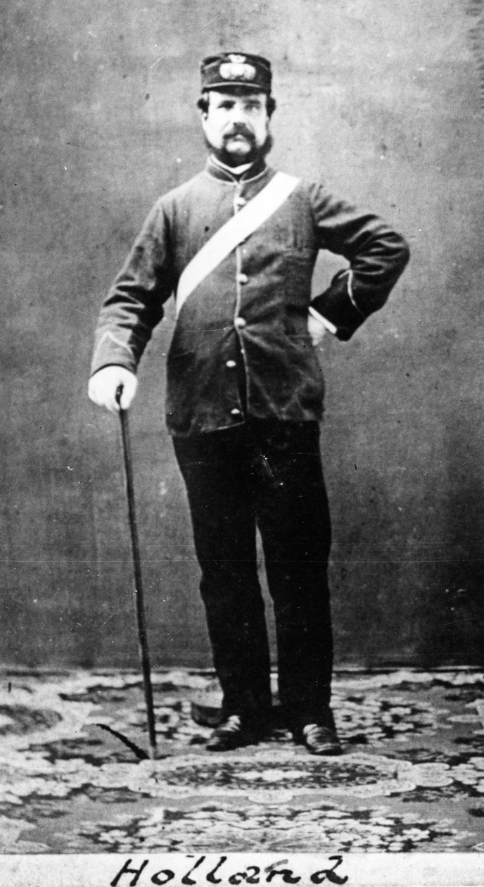 Kapten Holland, ca 1860 av European Photographer