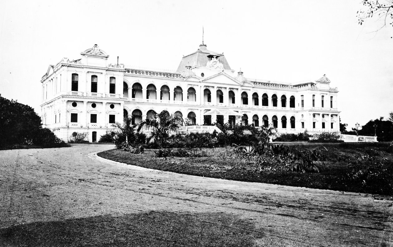 Regeringshuset, Saigon, ca 1870-talet av European Photographer
