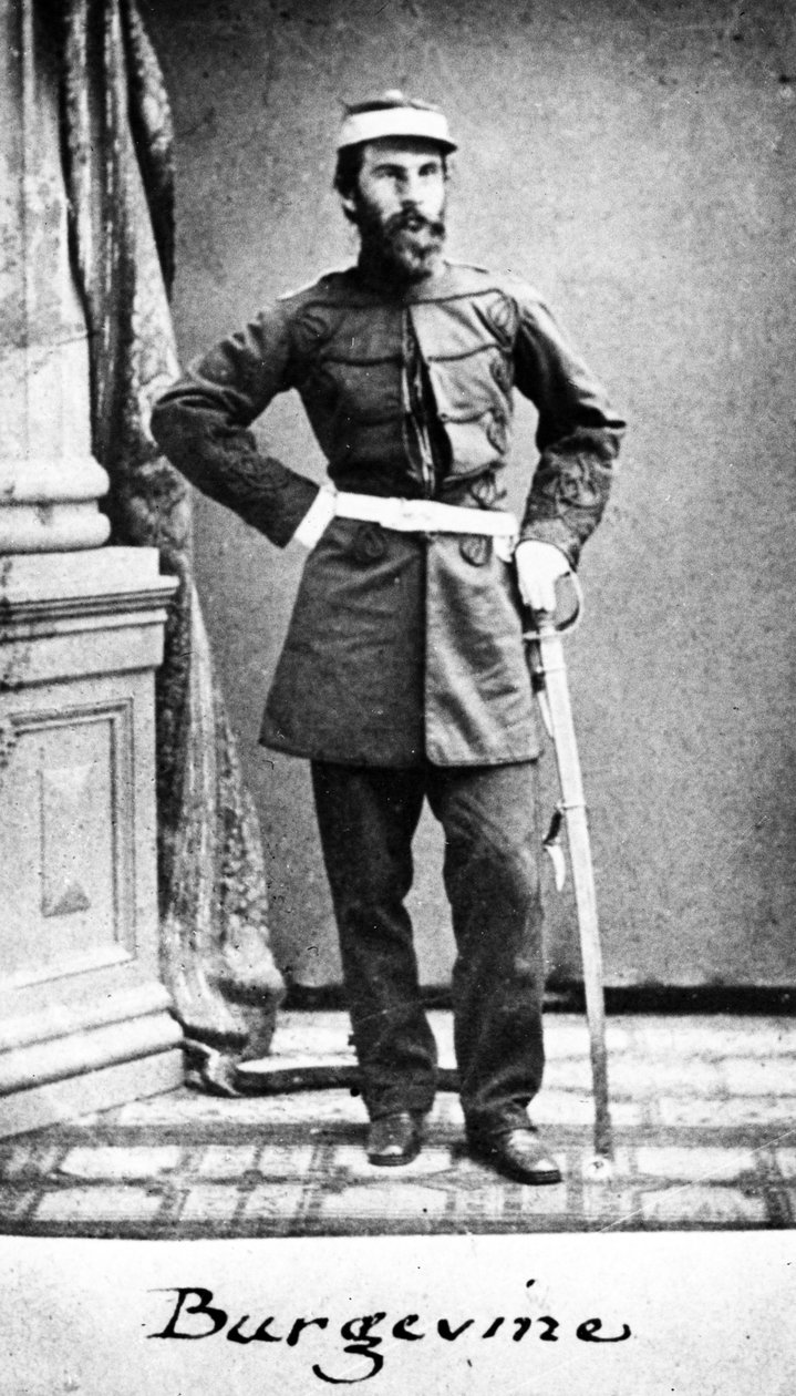 Henry Andres Burgevine, ca 1860 av European Photographer