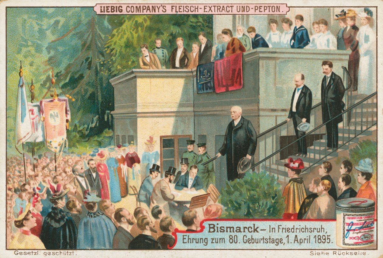 Bismarck, Liebig-kort, början av 1900-talet (chromo) av European School