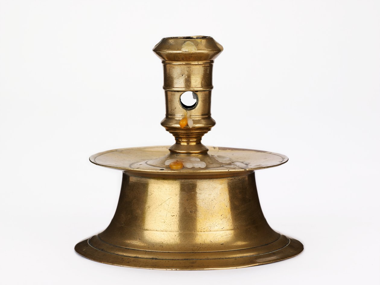 Capstan Ljusstake, c.1600 (mässing) av European School