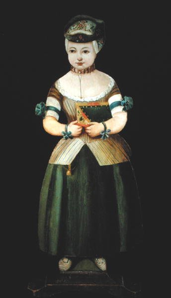 Dummy Board of a Young Girl (olja ombord) av European School