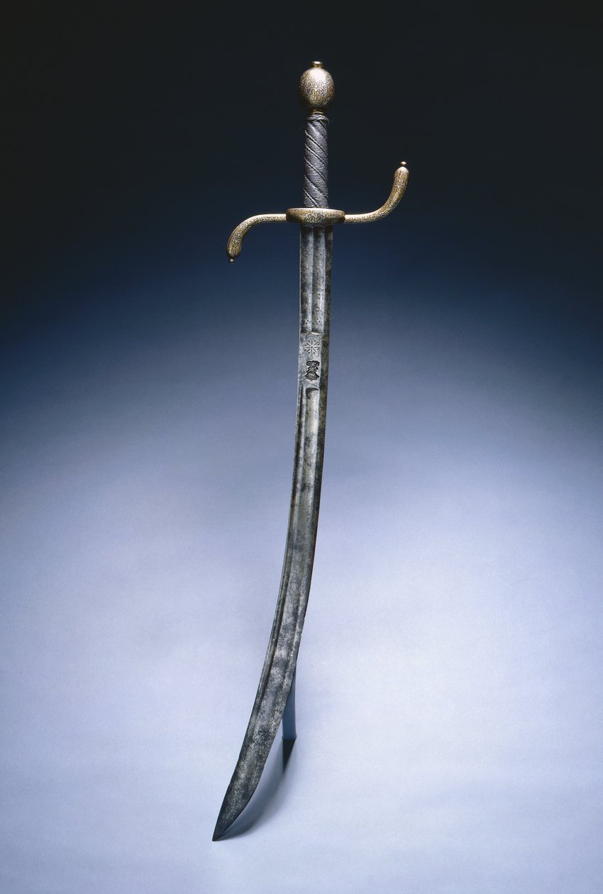 Hängare, eller jaktsvärd, 1500-1600-tal av European School
