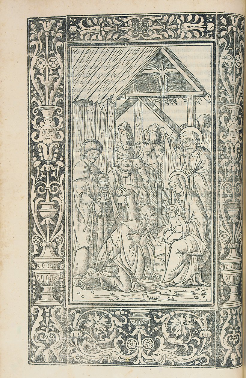 Illustration från Christian Decachordum av Marcus Vigerius (1446-1516), Fano av European School