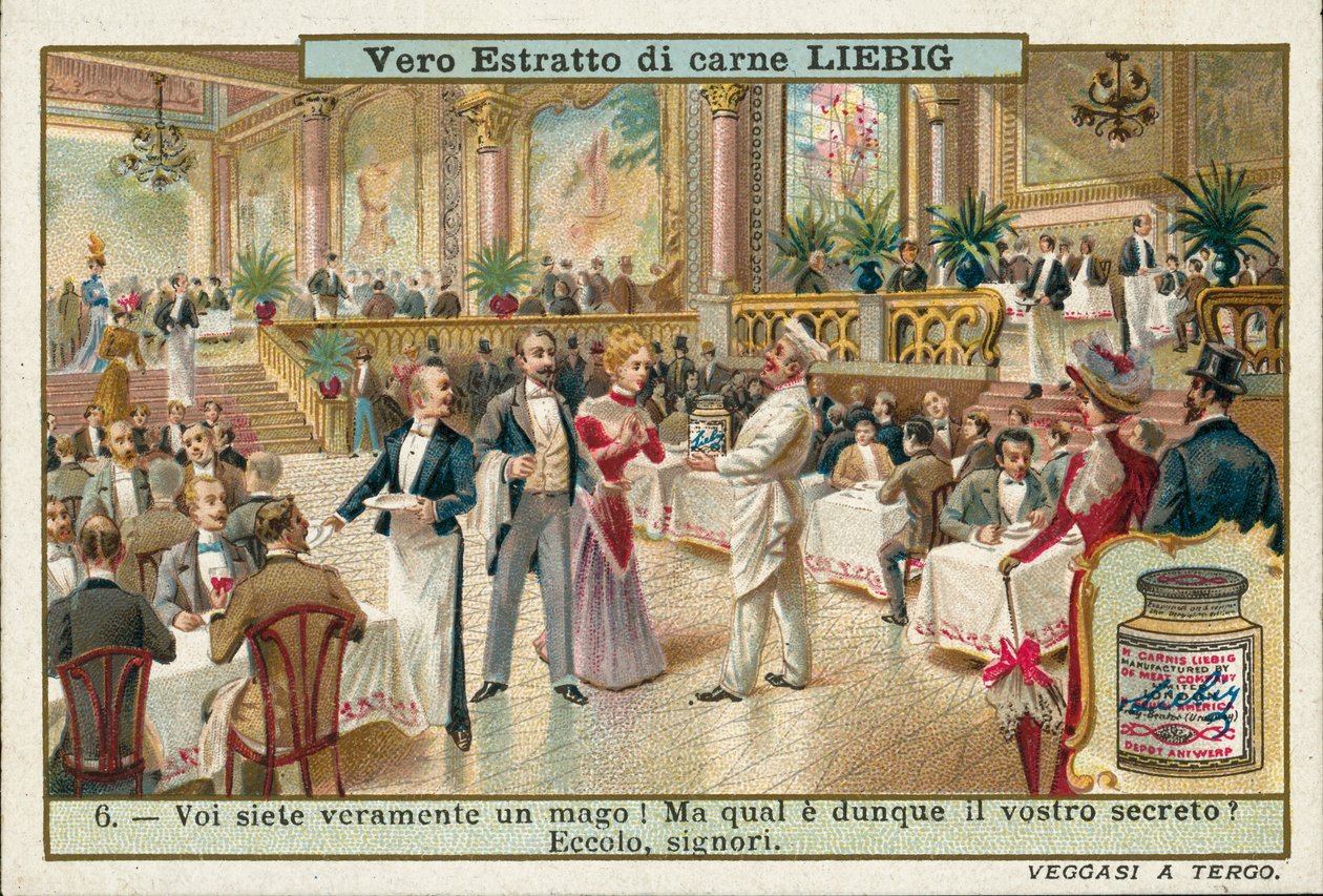 Förbättring av en restaurangs ekonomi efter anställning av en ny kock (chromolitho) av European School