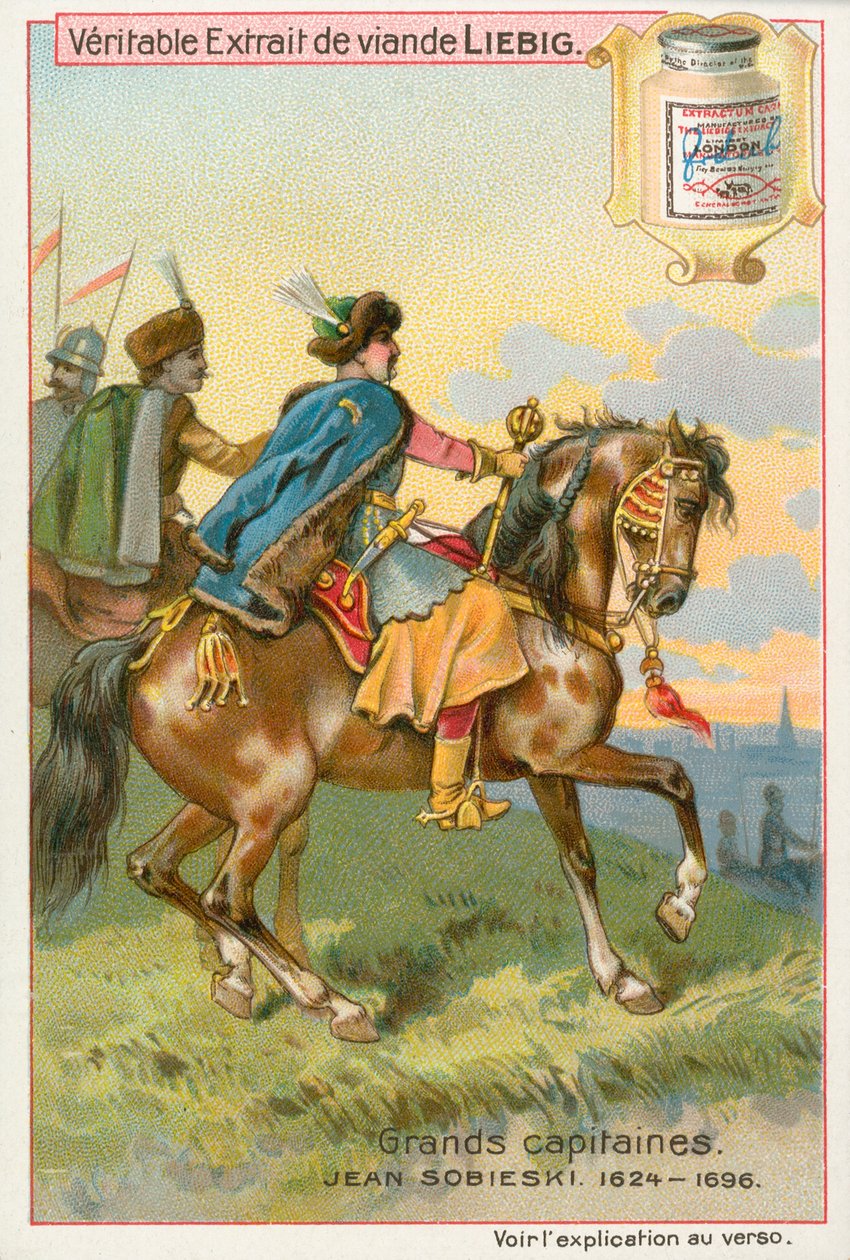 Jean Sobieski, Liebig-kort, början av 1900-talet (chromo) av European School