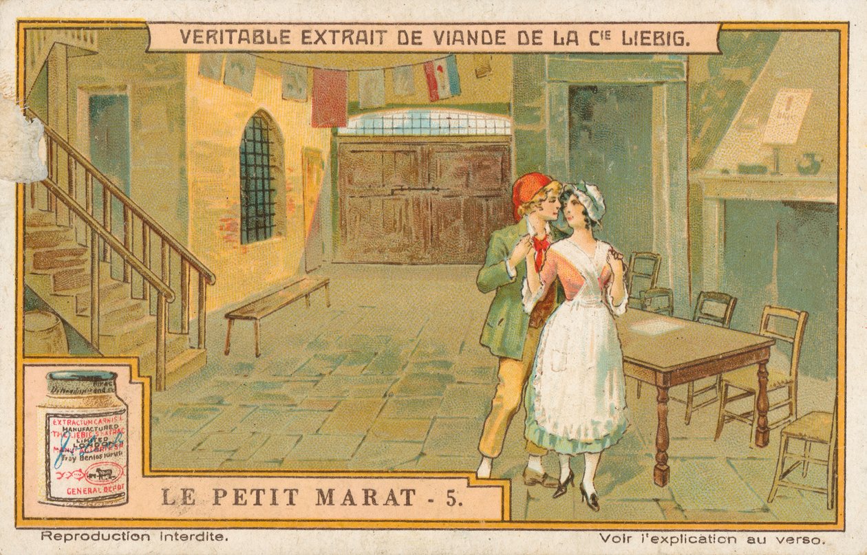 Le Petit Marat, Liebig-kort, början av 1900-talet (chromo) av European School
