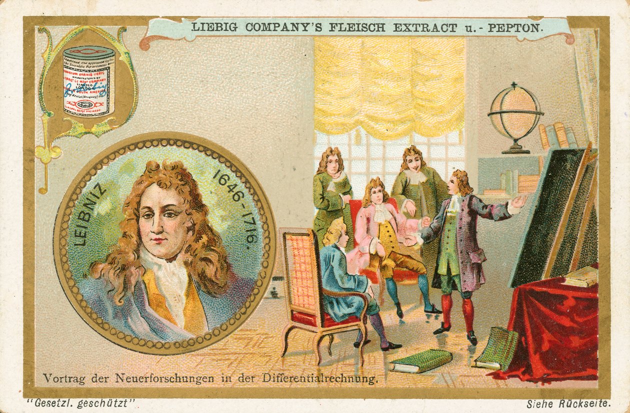 Liebniz, Liebig-kort, början av 1900-talet (chromo) av European School