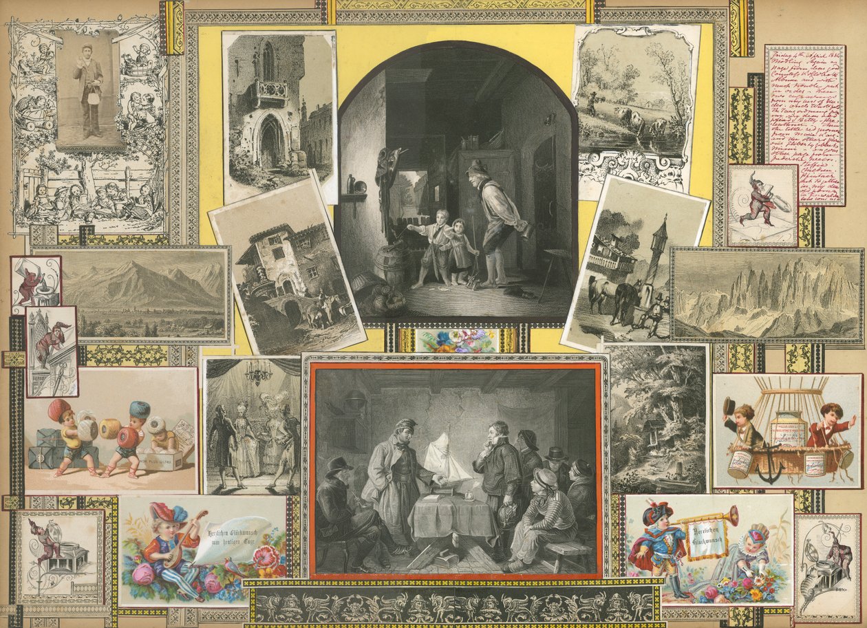 Sida från Sammelsurium volym VI (tryckt material) av European School