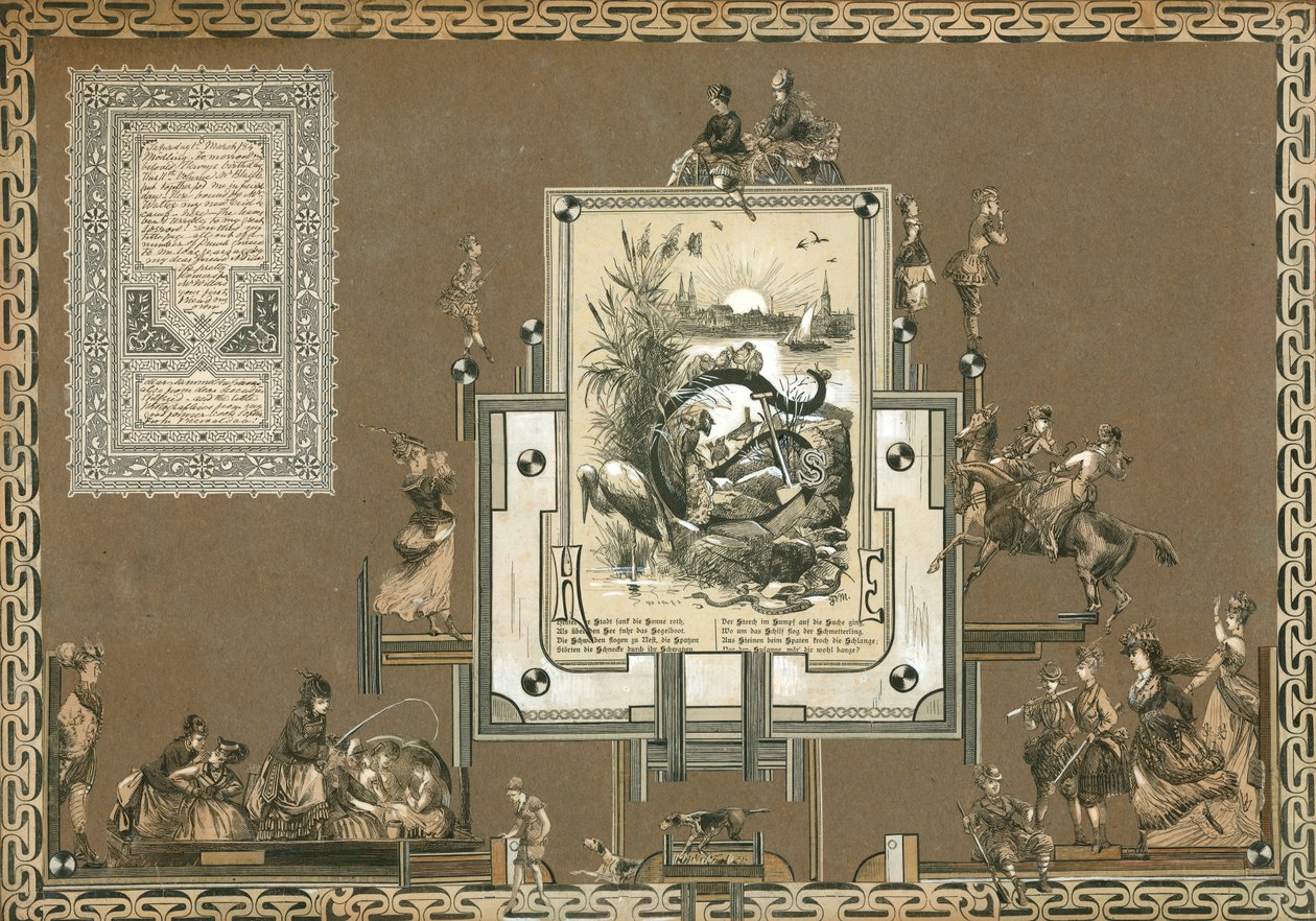 Sida ur Sammelsurium volym XI (tryckt material) av European School