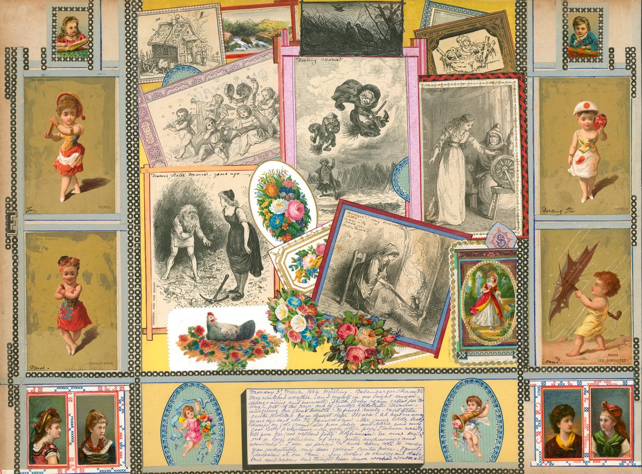 Sida ur Sammelsurium volym XI (tryckt material) av European School