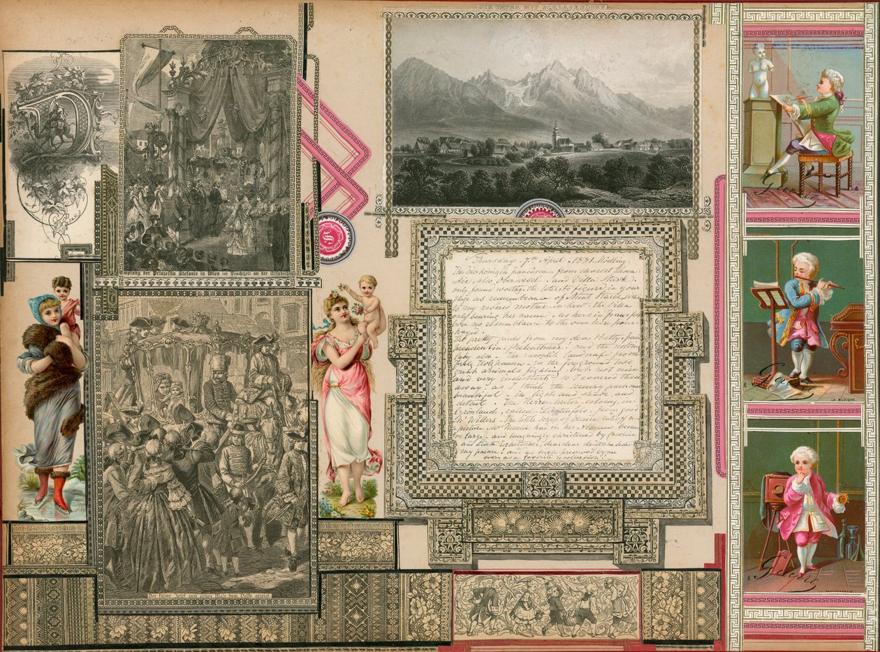 Sida ur Sammelsurium volym XI (tryckt material) av European School