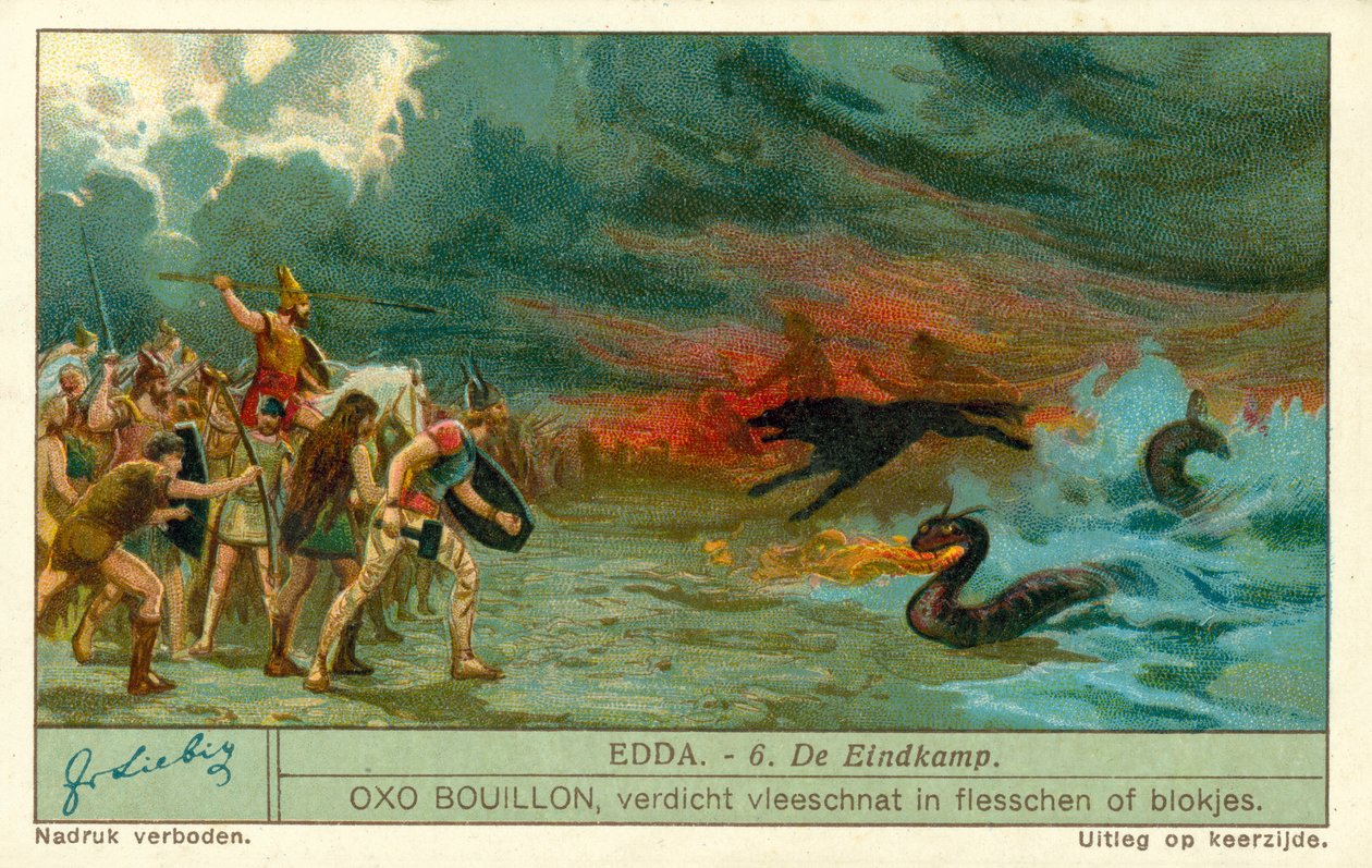 Ragnarök (chromolitho) av European School