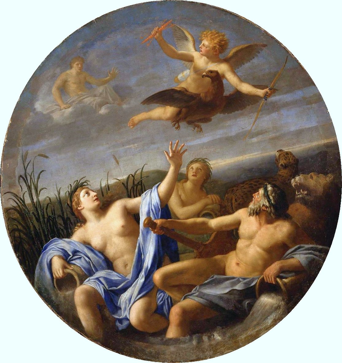  Life of Cupid - Cupid Stealing the Thunder of Jupitern av Eustache Le Sueur