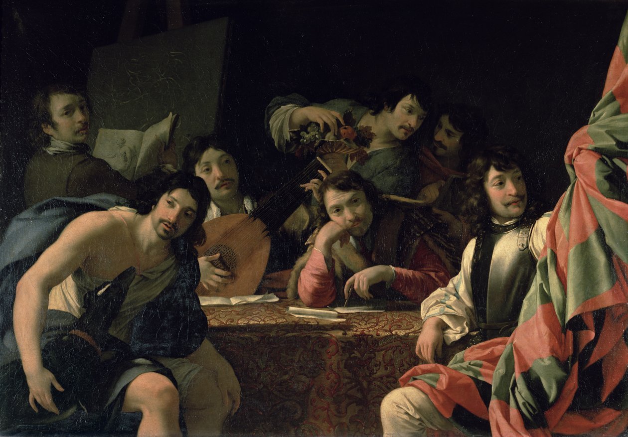 Konstnärens återförening av Eustache Le Sueur