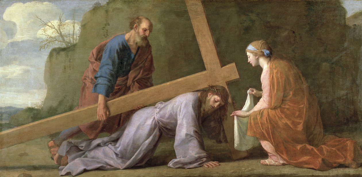 Kristus som bär korset, ca 1651 av Eustache Le Sueur