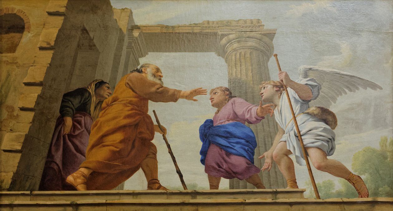 Tobias återkomst av Eustache Le Sueur