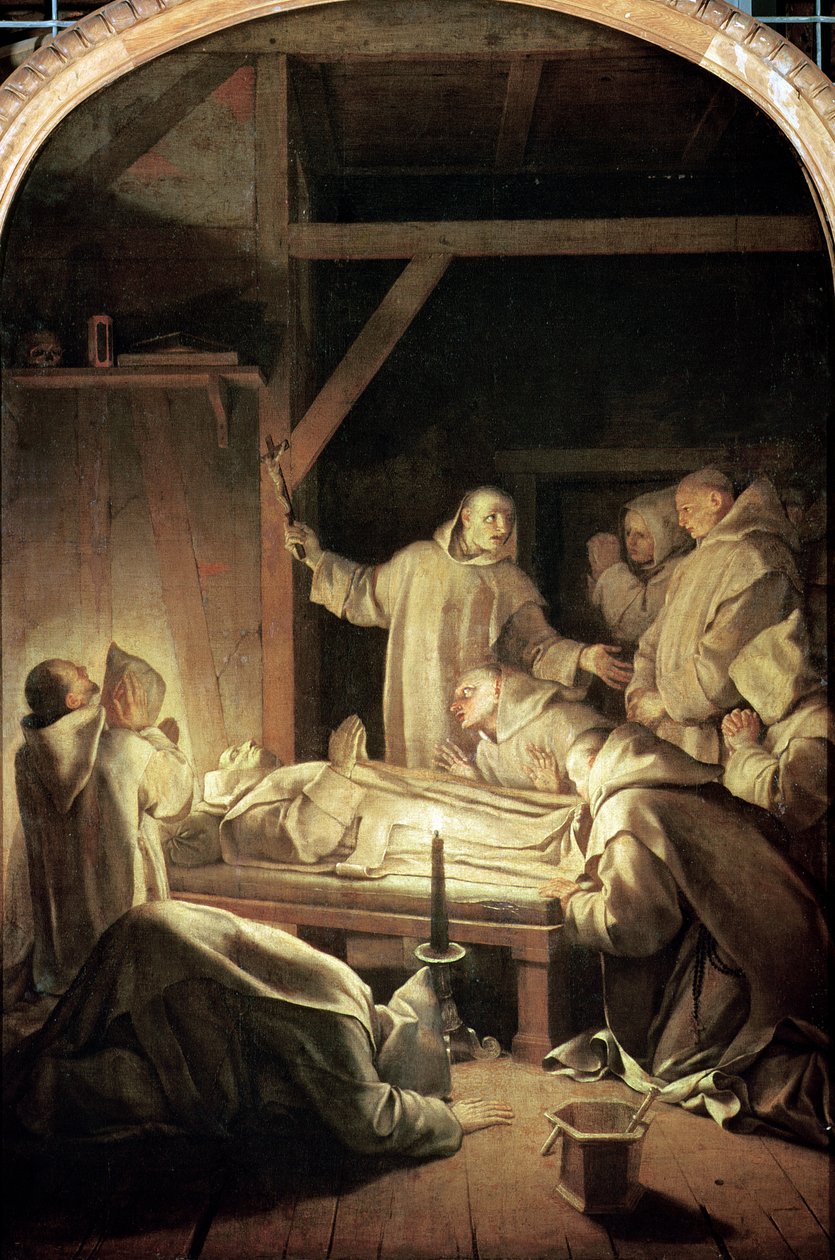 St. Brunos (1030-1101) död 6 oktober 1101, 1645-48 av Eustache Le Sueur