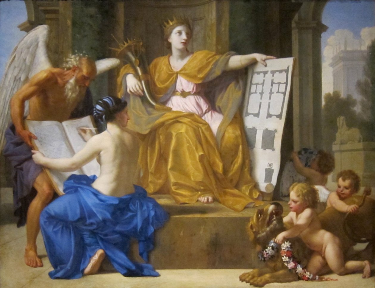 Allegori om storslagenhet av Eustache Le Sueur