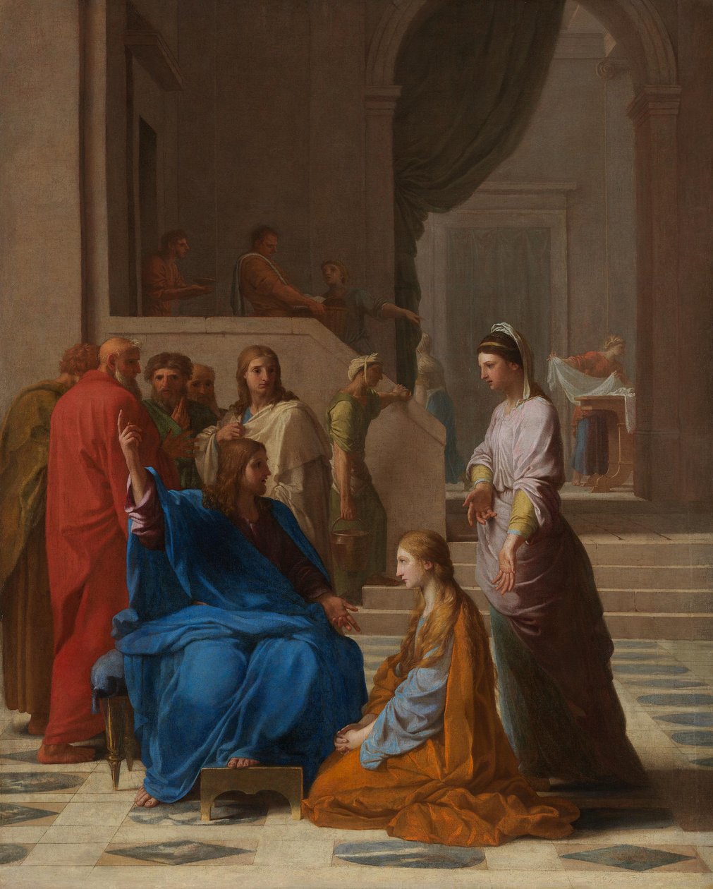 Kristus i Martas hus av Eustache Le Sueur