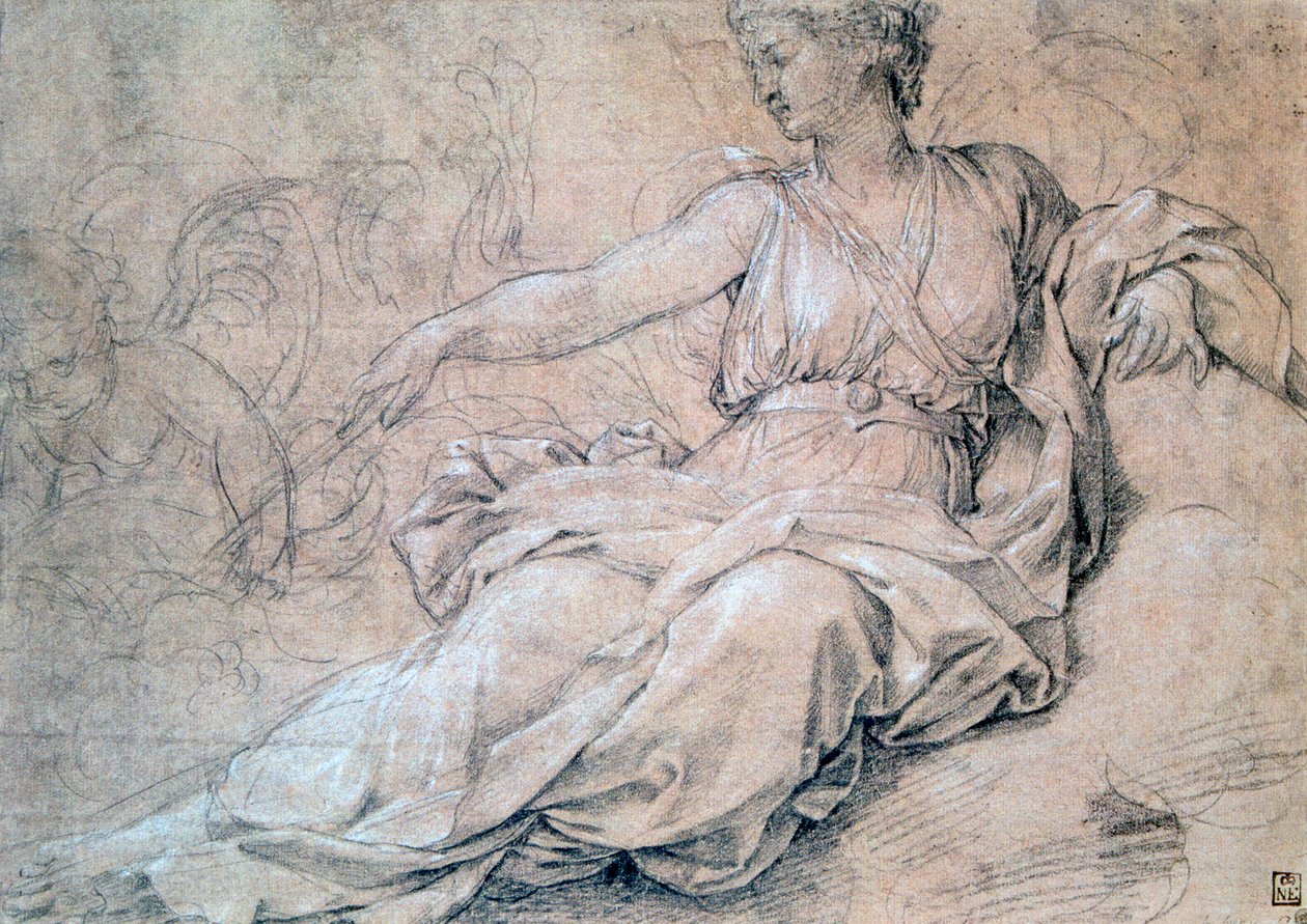 Juno och Kartago, c1636-1655 av Eustache Le Sueur