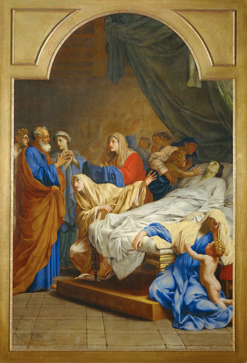 Helgon (målning) av Eustache Le Sueur