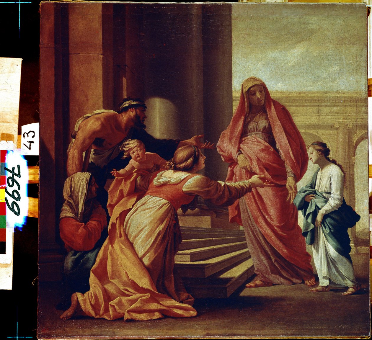 Presentationen av den heliga jungfru Maria av Eustache Le Sueur