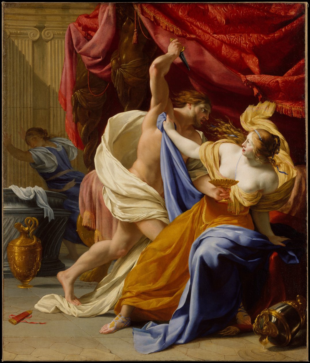 The Rape of Tamar, ca 1640 (olja på duk) av Eustache Le Sueur