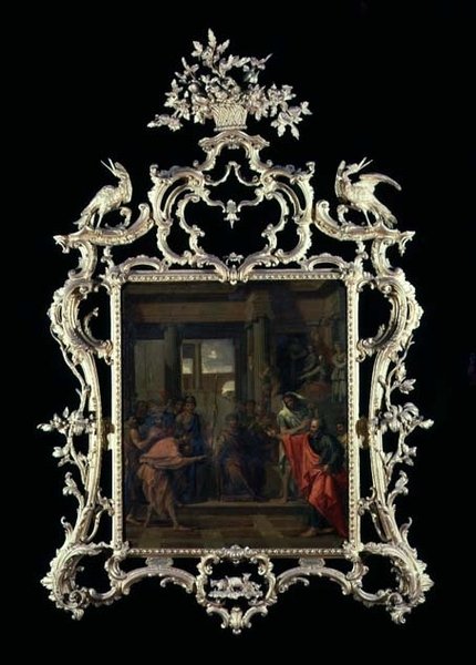 Två filosofer som disputerar inför en kejsare av Eustache Le Sueur