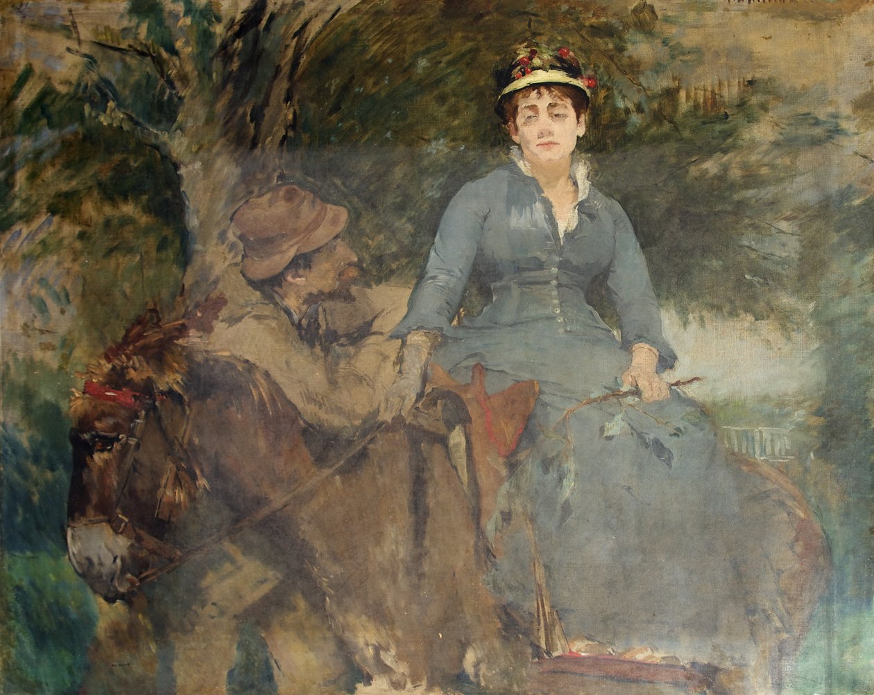 Åsnfärden av Eva Gonzalès