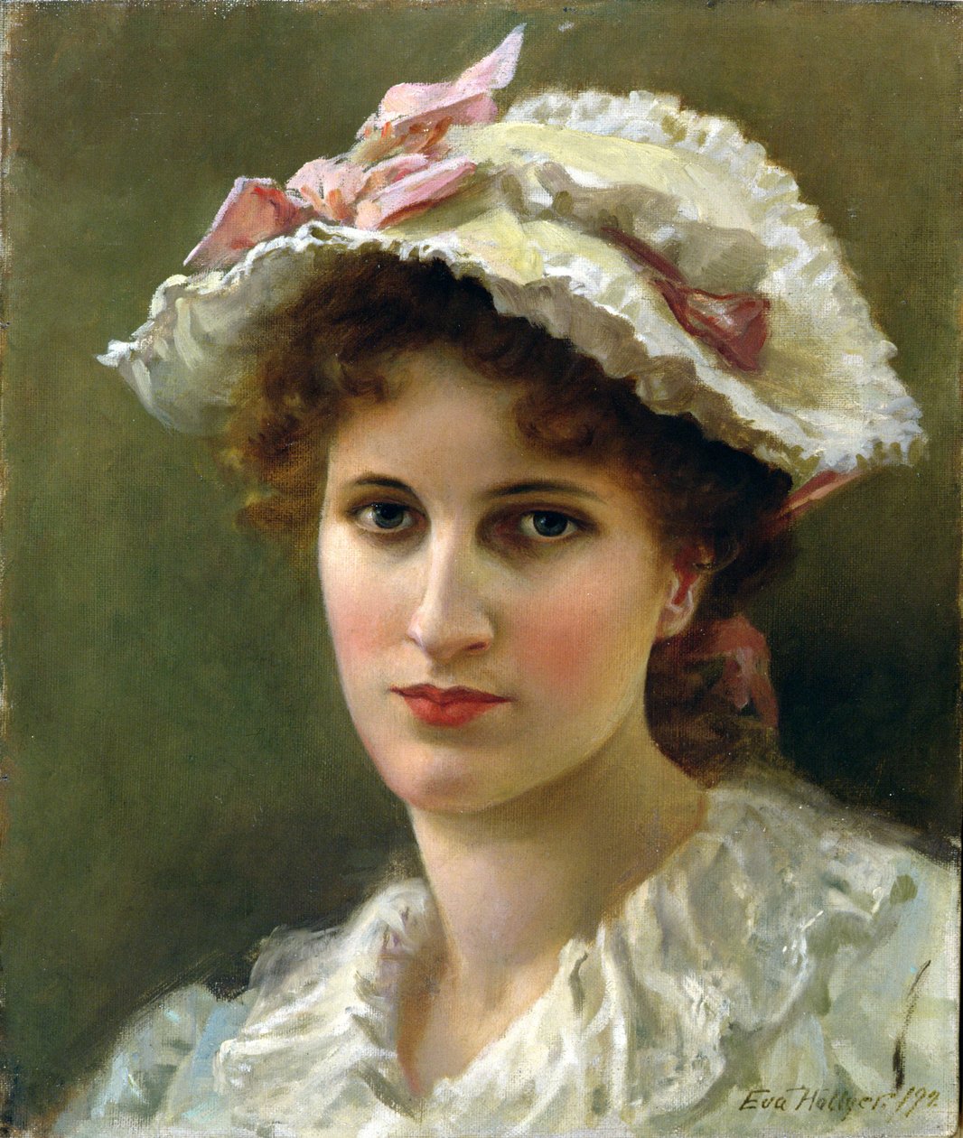 En engelsk ros, 1892 av Eva Hollyer