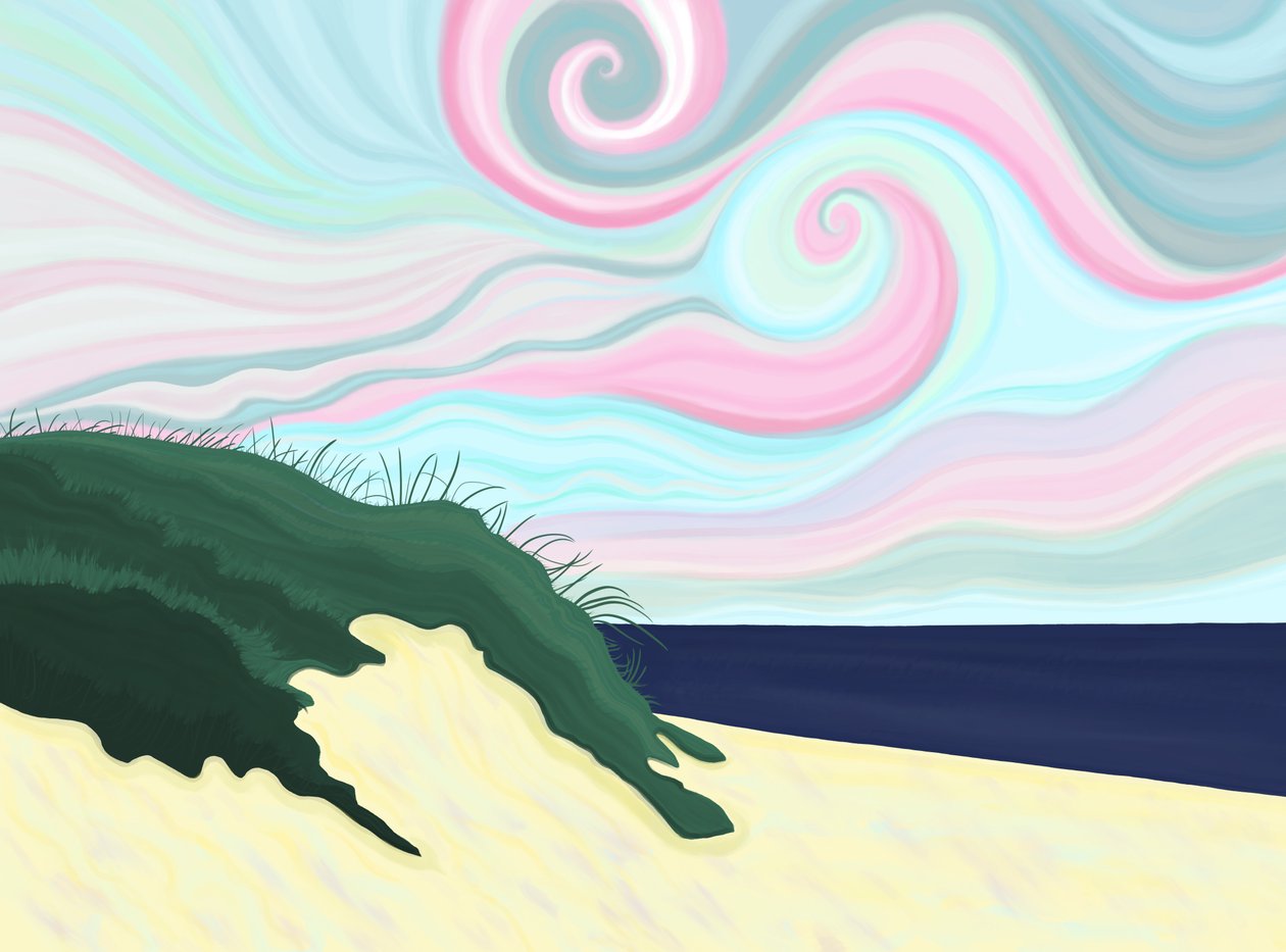 Chatham Beach (digital konst) av Evan Sklar
