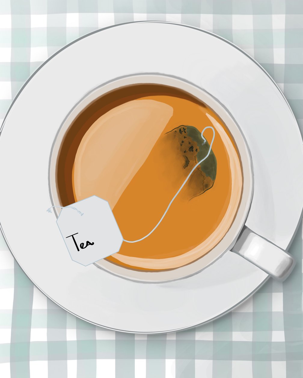 Cup of Tea, Brooklyn (digital konst) av Evan Sklar