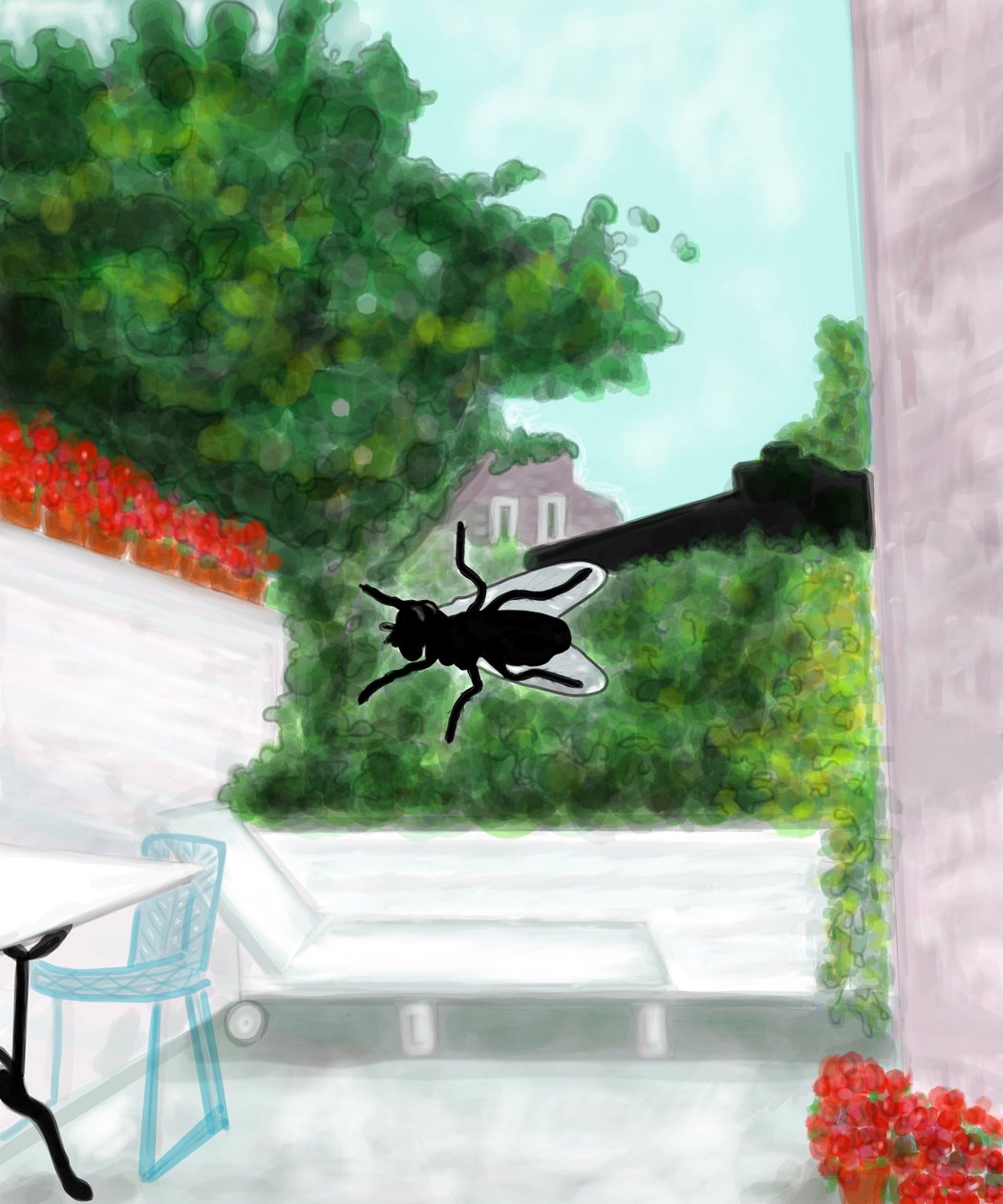 Fly On Window, Brooklyn (digital konst) av Evan Sklar