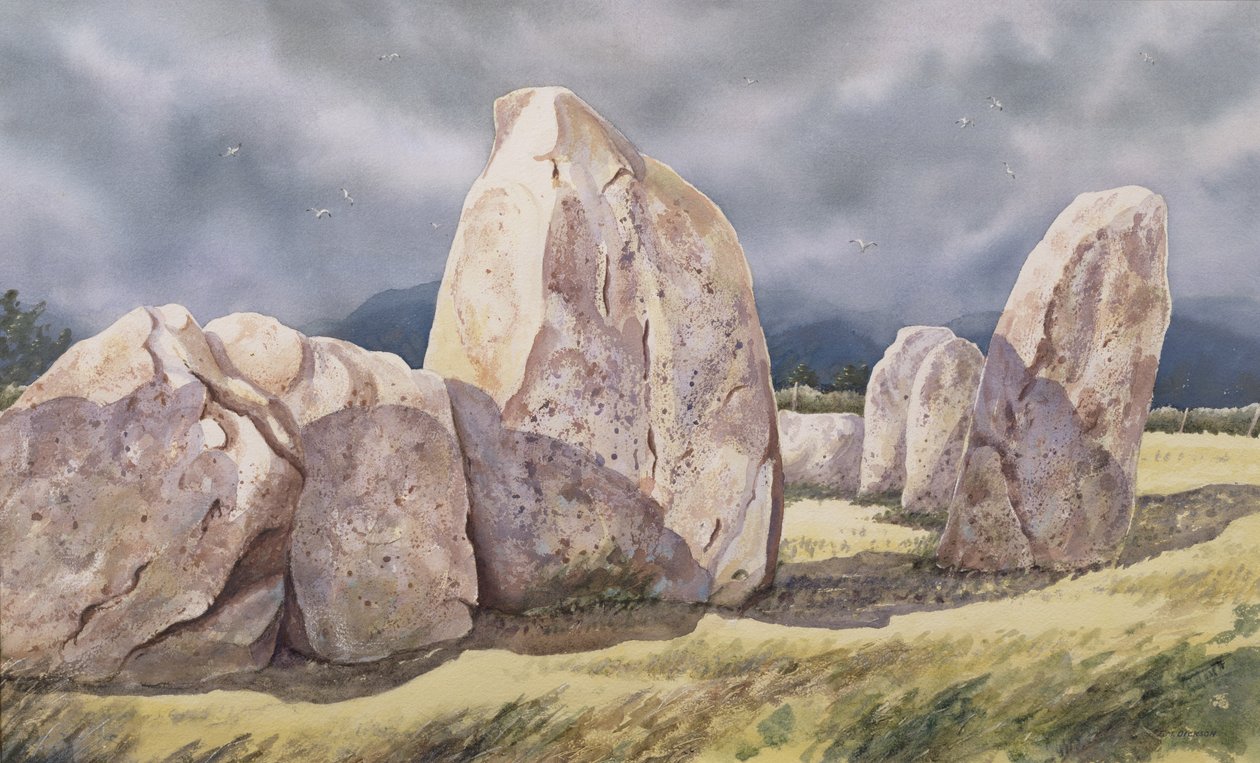 Stenar i Castlerigg, Cumbria av Evangeline Dickson