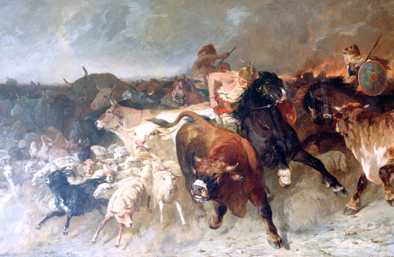 Plundrare, 1867 av Evariste Vital Luminais