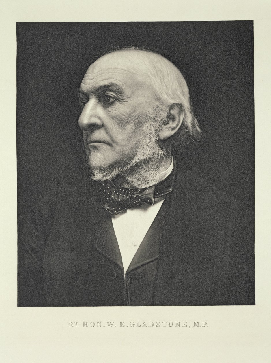 Rt. Hon. William Gladstone (1809-98), MP, 1890 av Eveleen Myers