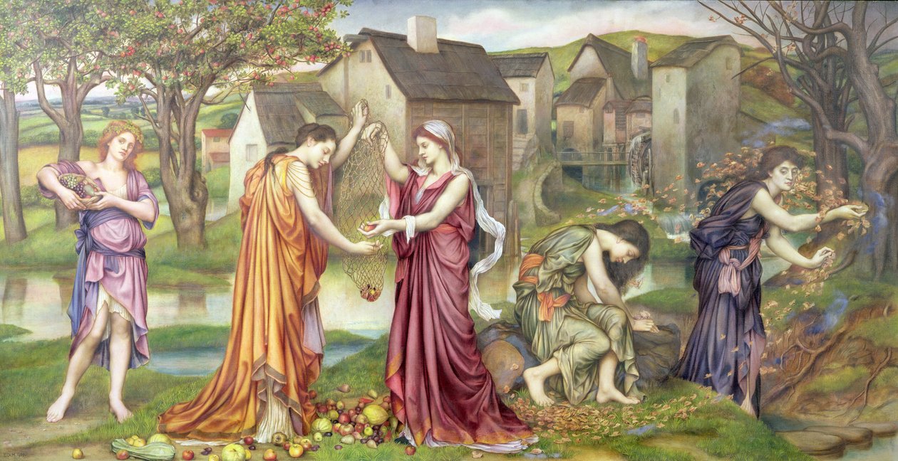 Höstens kadens, 1905 av Evelyn De Morgan