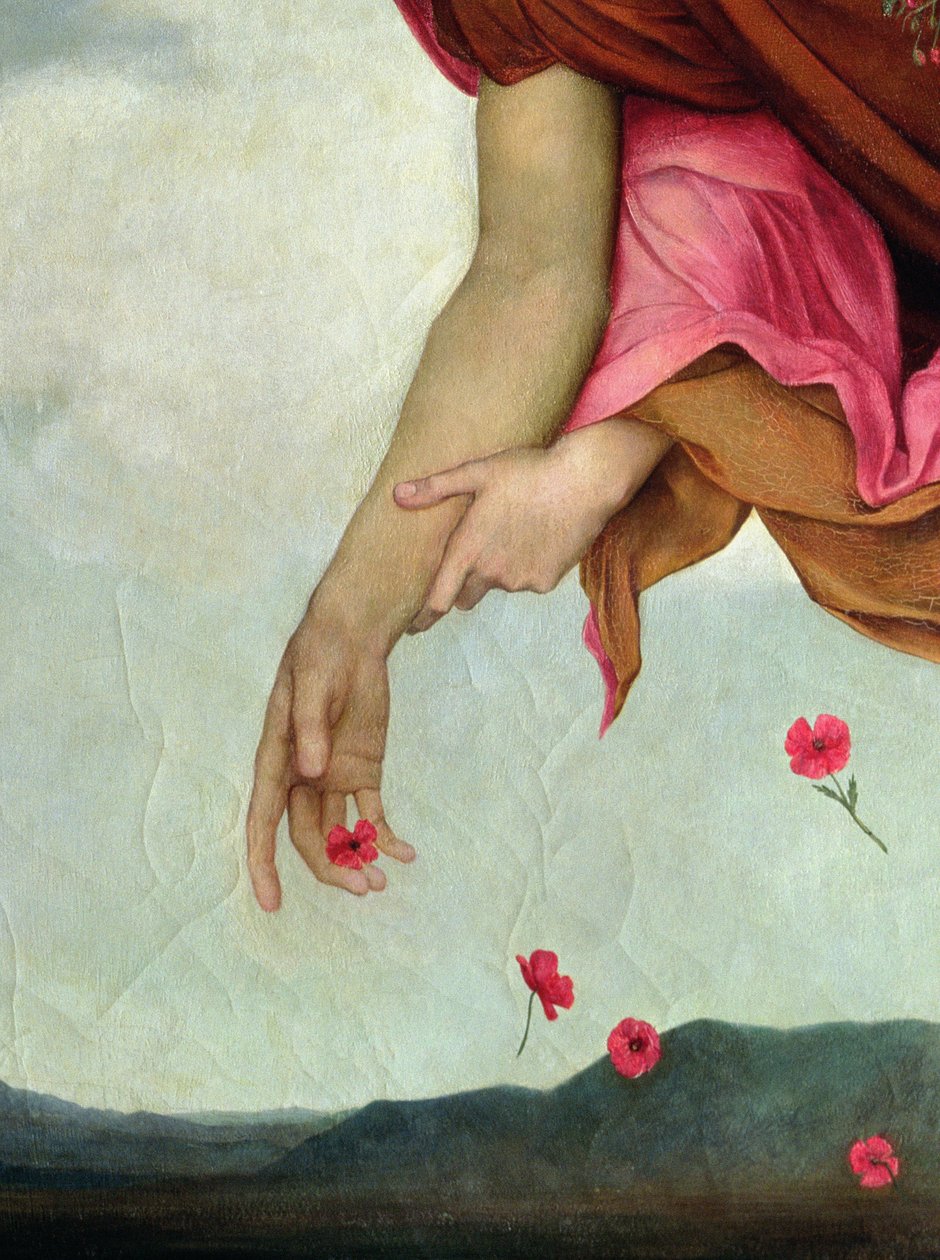Natt och sömn, 1878 olja på duk detalj av 27984 av Evelyn De Morgan