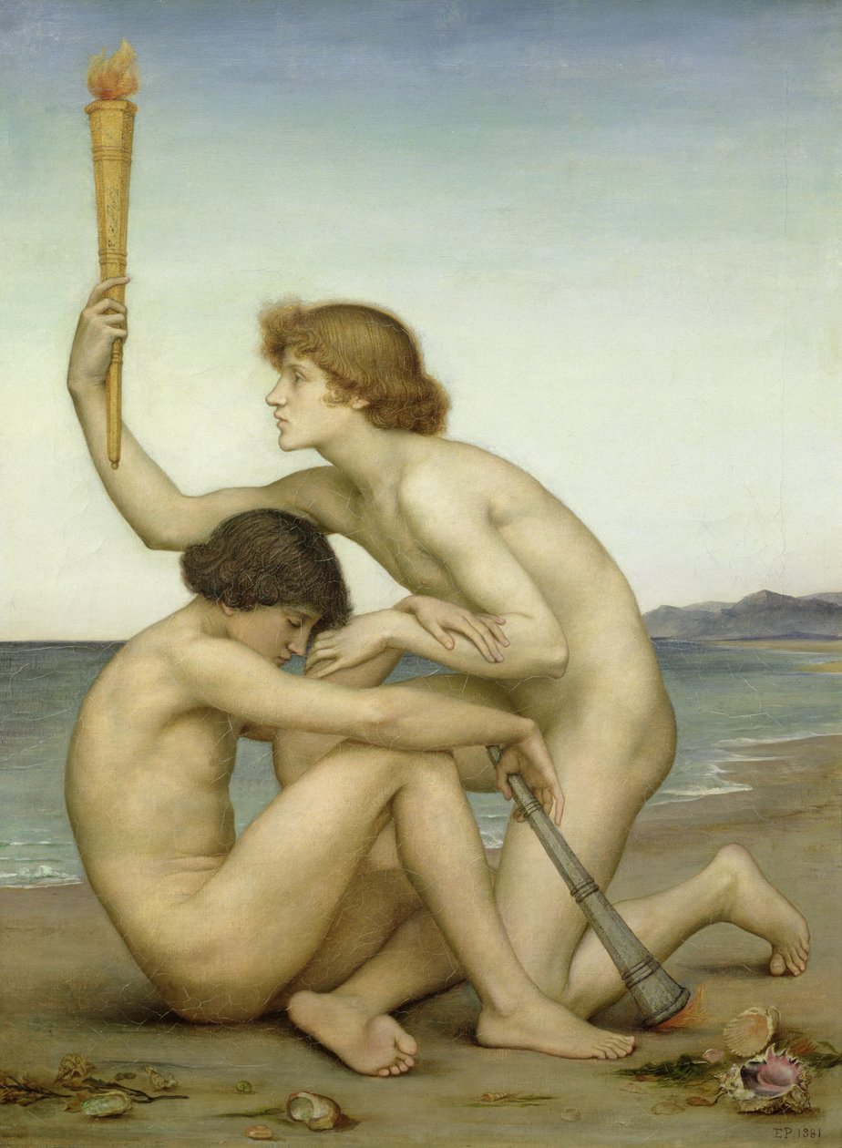 Fosfor och Hesperus, 1881 av Evelyn De Morgan