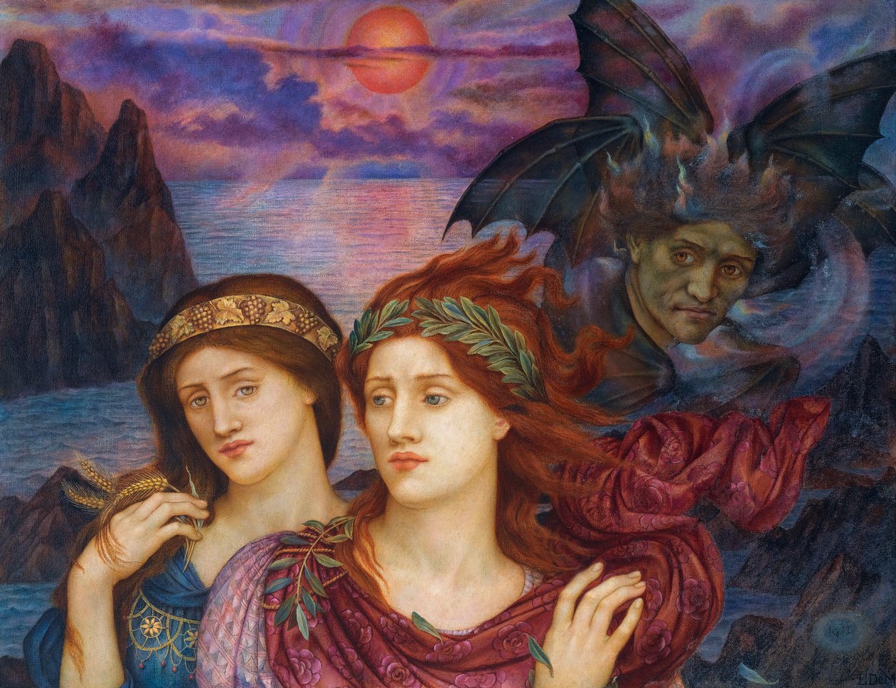 Prerafaelitiska målningar: Visionen av Evelyn De Morgan