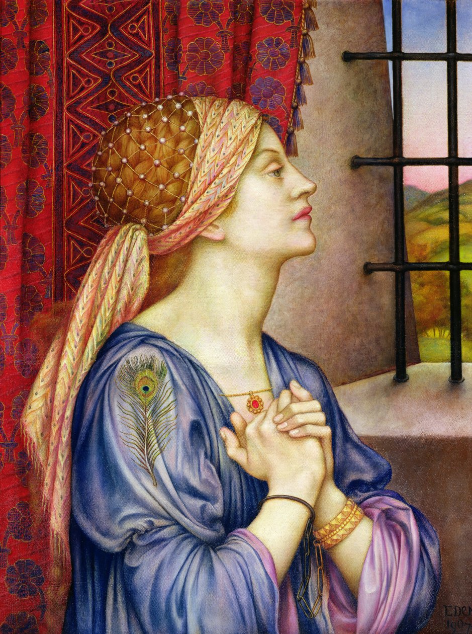 Fången, 1907-08 av Evelyn De Morgan
