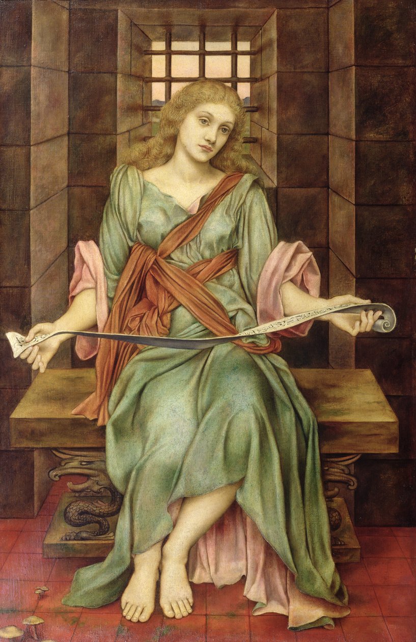 Själens fängelsehus, 1888 av Evelyn De Morgan