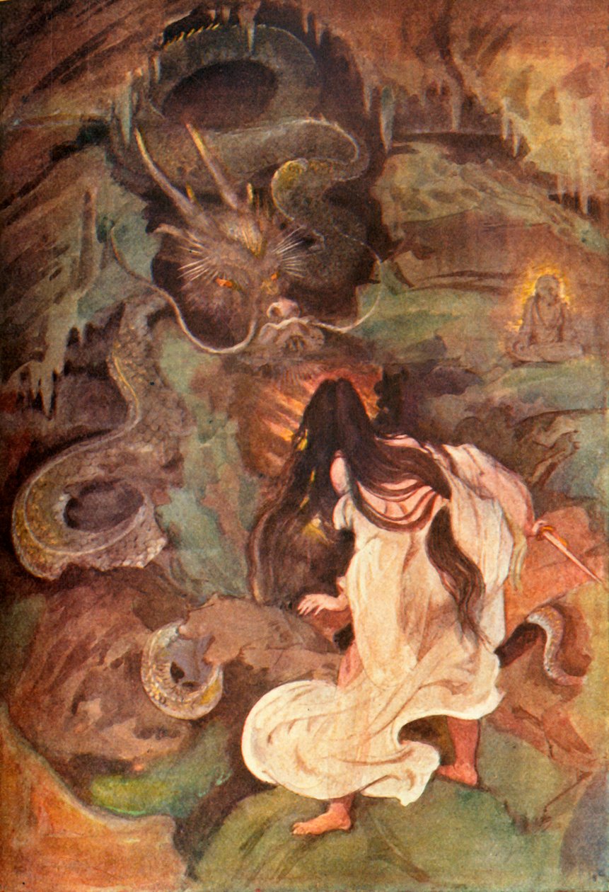"Tokoyo och sjöormen", 1912. av Evelyn Paul