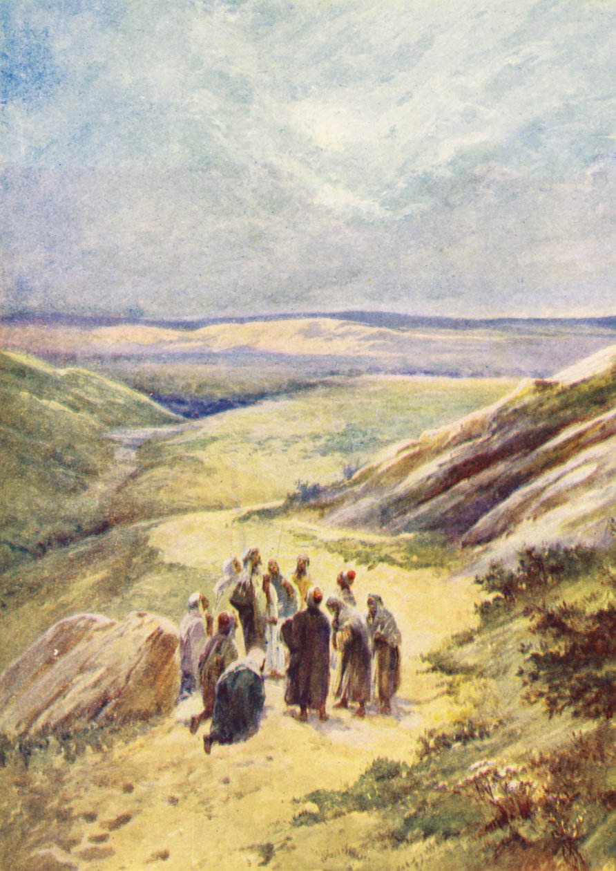 Himmelsfärden (färglitografi) av Evelyn Stuart Hardy