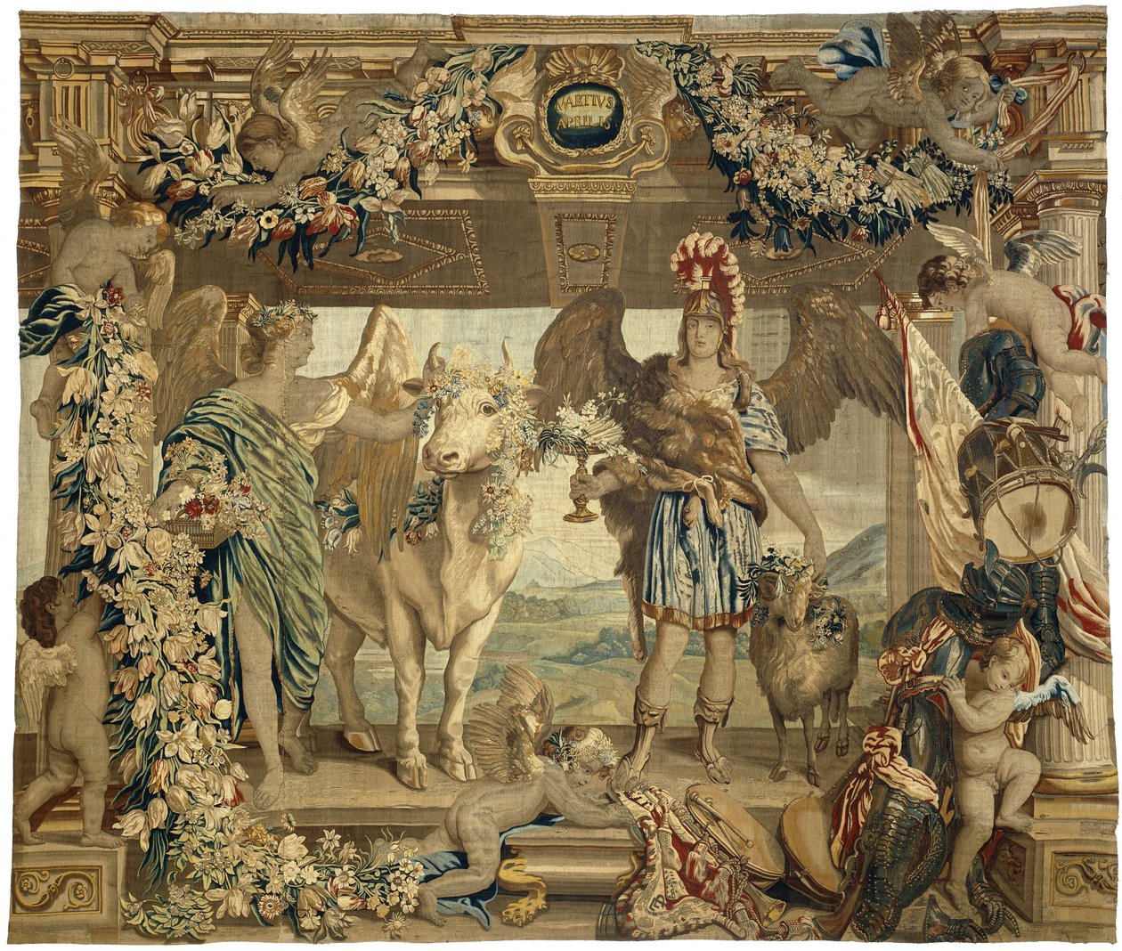 mars och april Månaderna, årstiderna, elementen, dag och natt (serietitel) av Everaert Leyniers