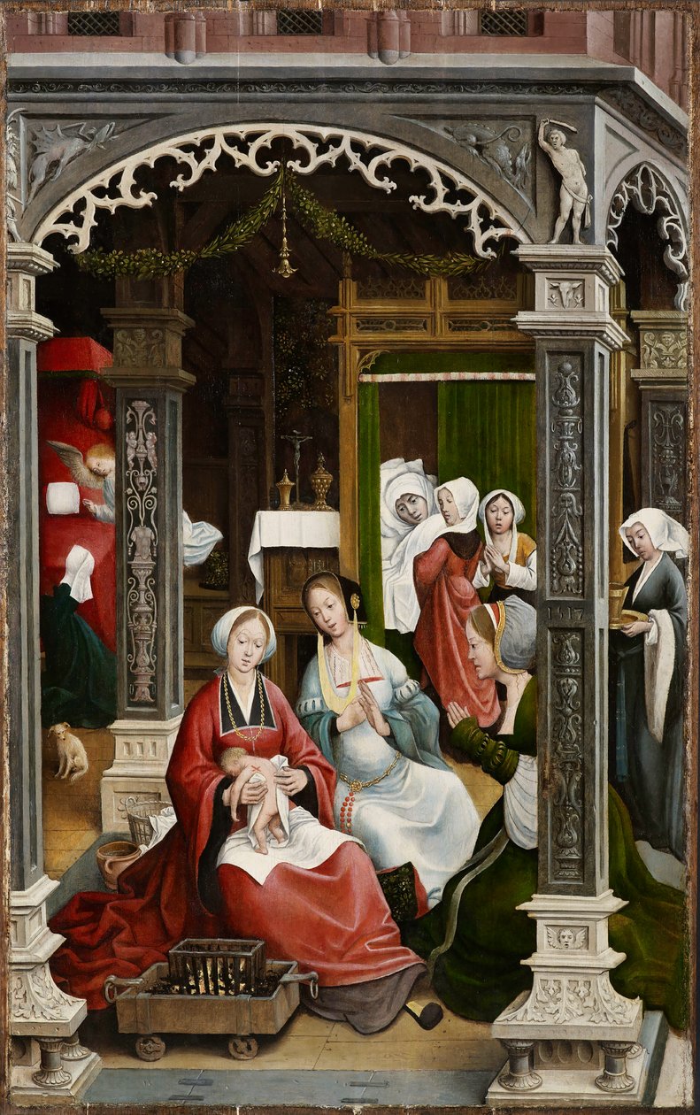 Scen från Saint Rochs liv, 1517. av Everaert Orley