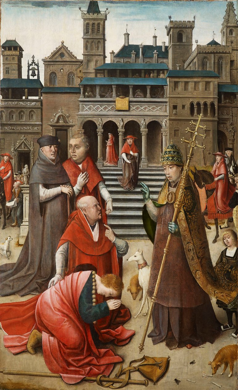 Scen från Saint Rochs liv, 1517. av Everaert Orley