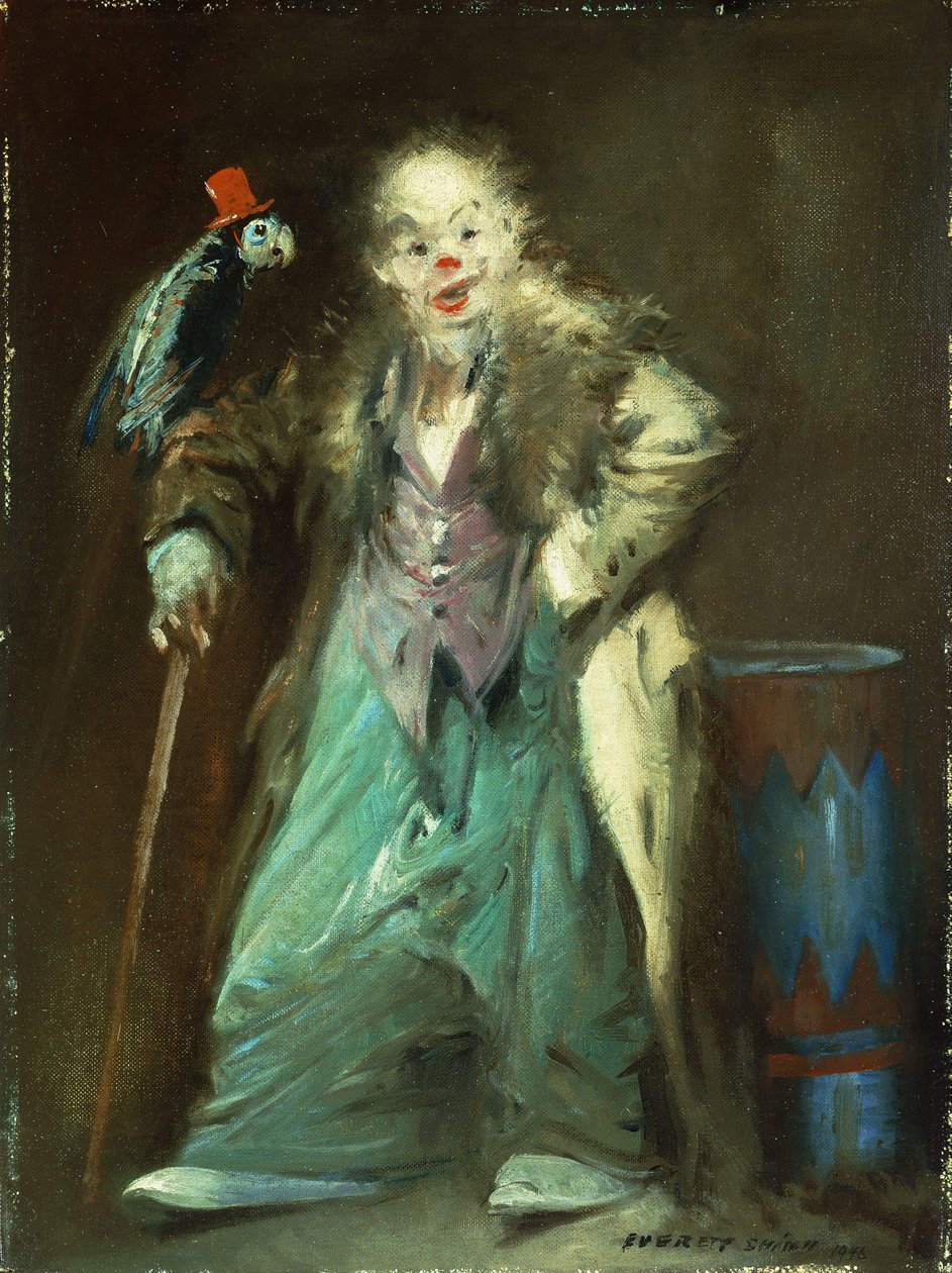 Pollys clown av Everett Shinn
