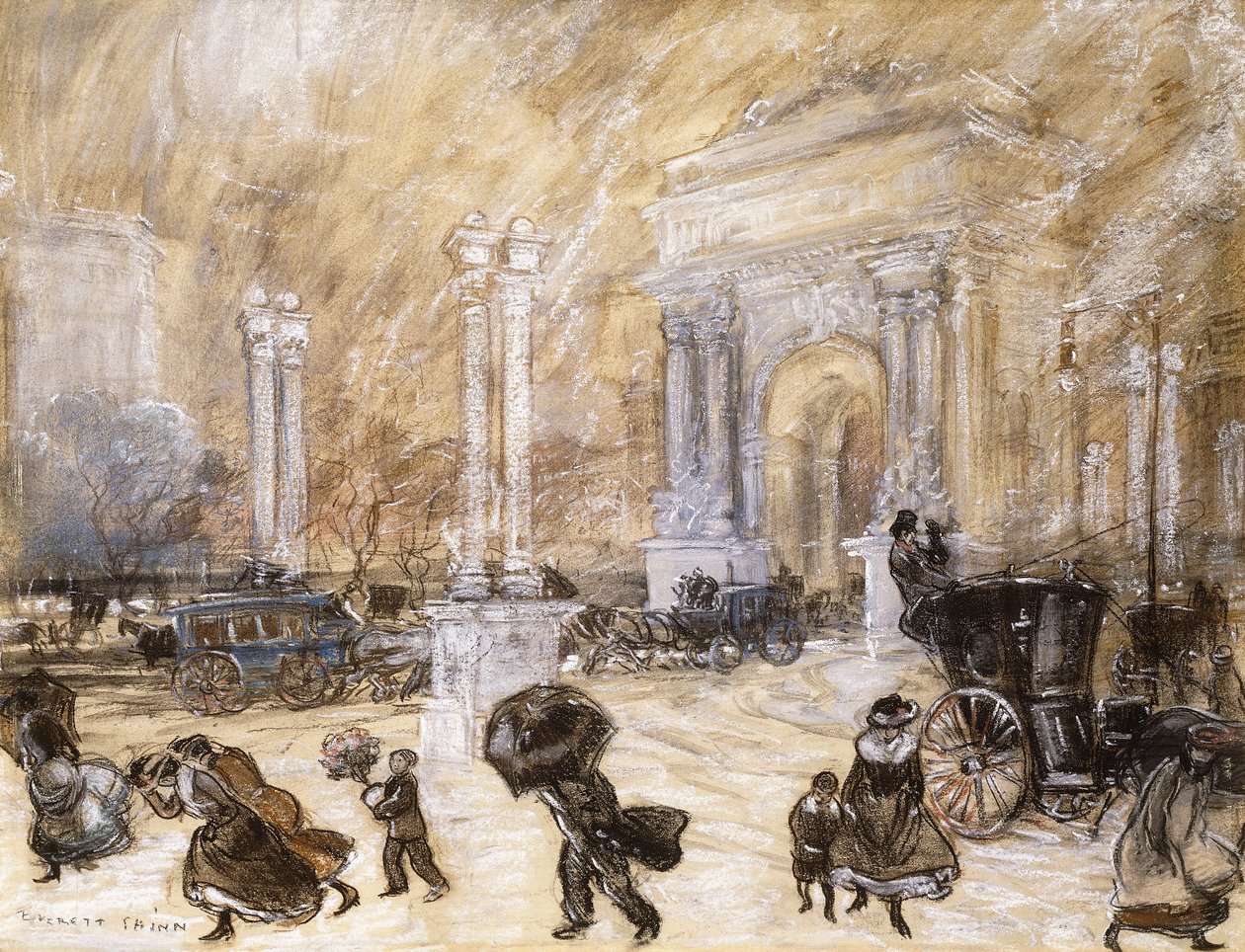 Deweybågen, Madison Square av Everett Shinn